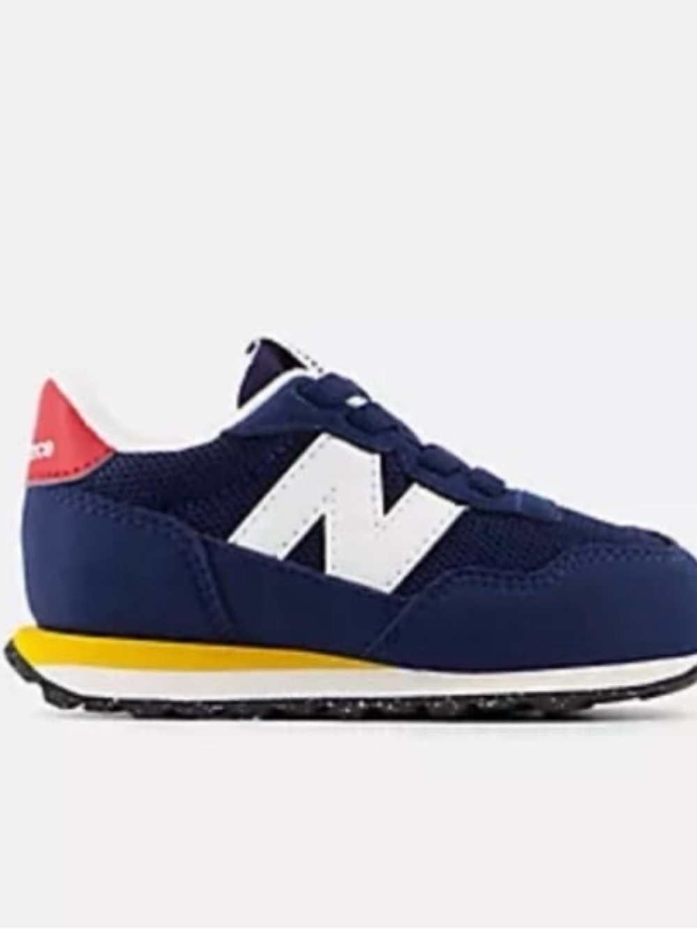 NEW BALANCE TODDLER 237 NAVY BUNGEE
SNEAKERS size 5